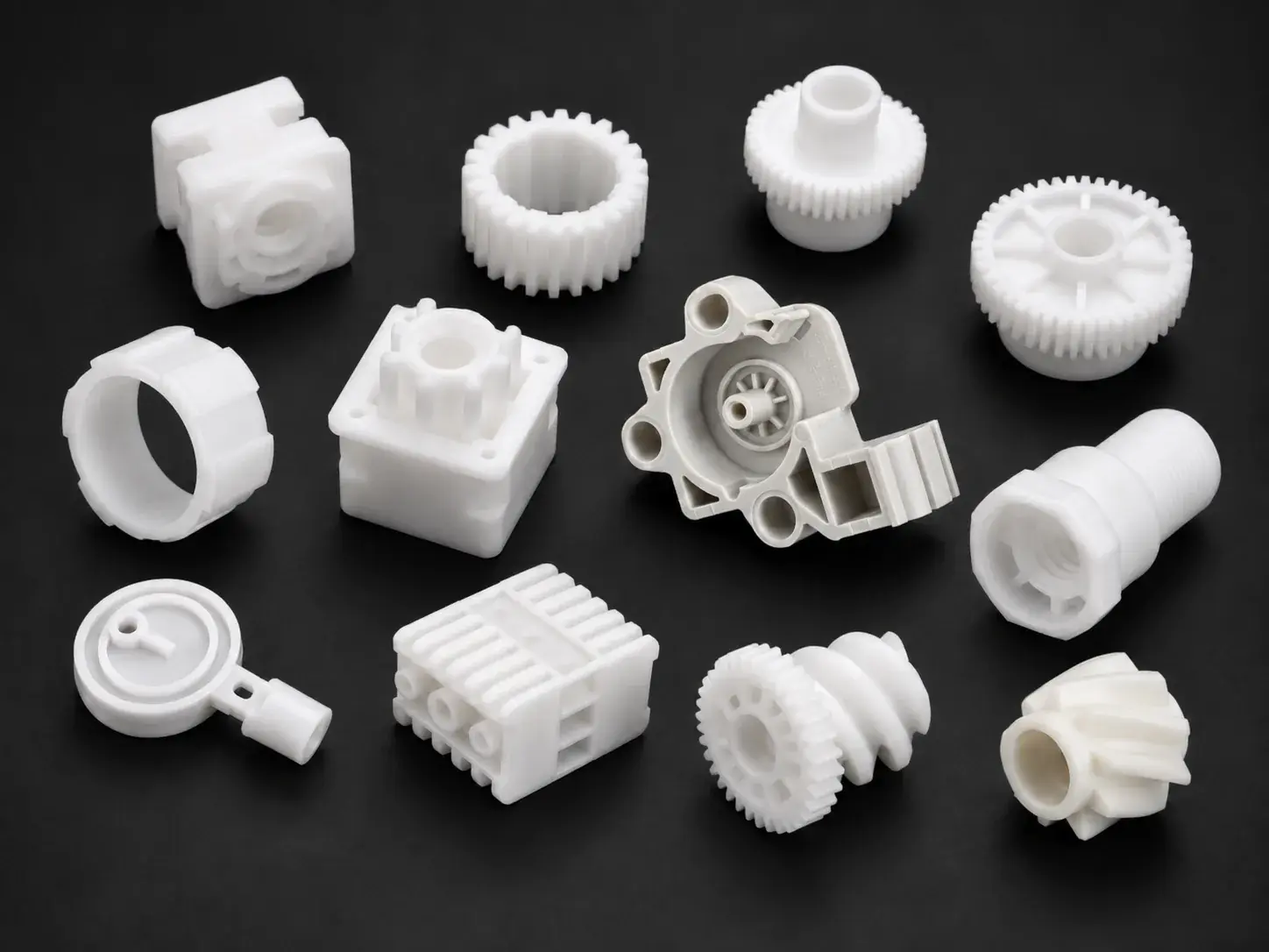 Components from the documented POM gear project