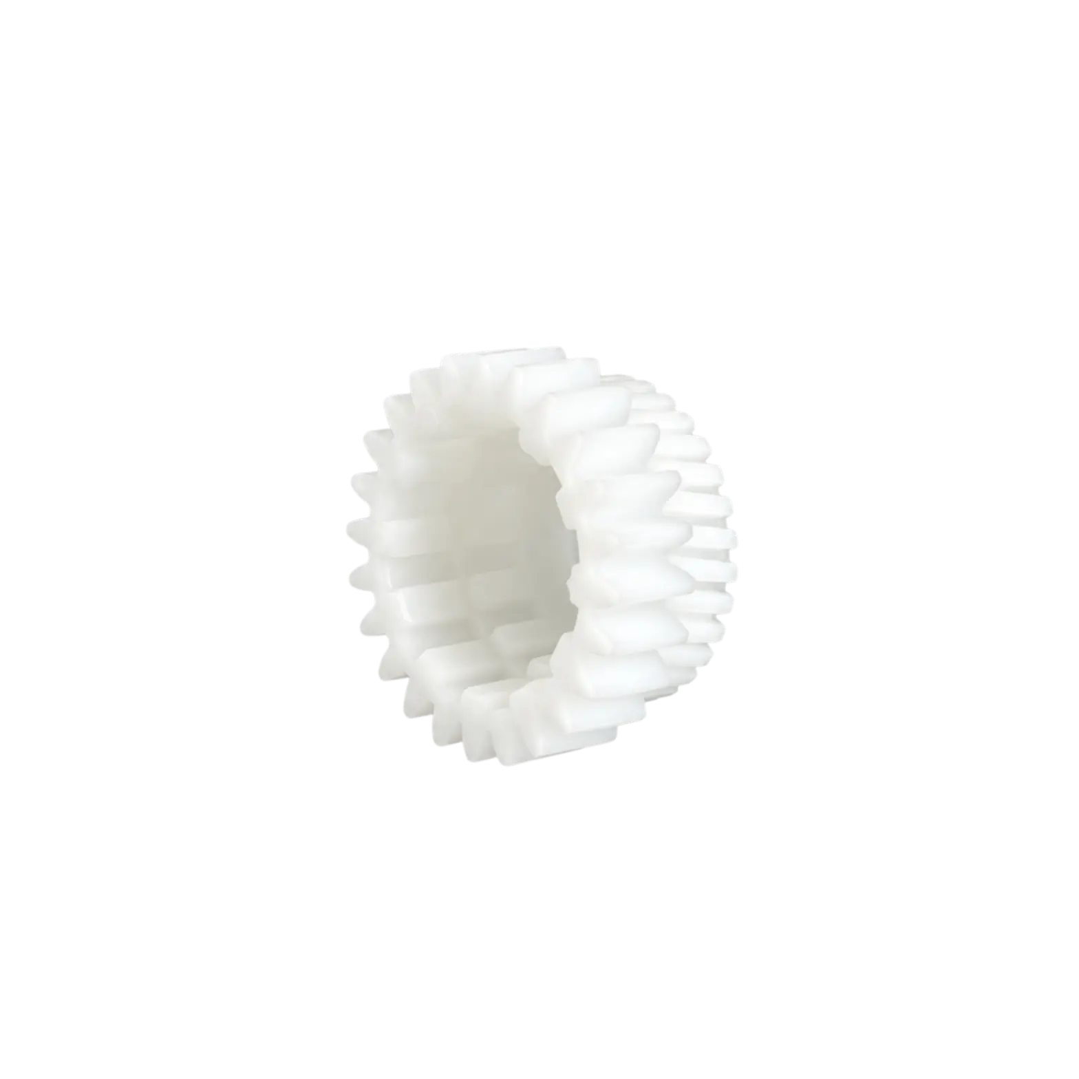 Glass-filled housing — plastic gear geometry reference